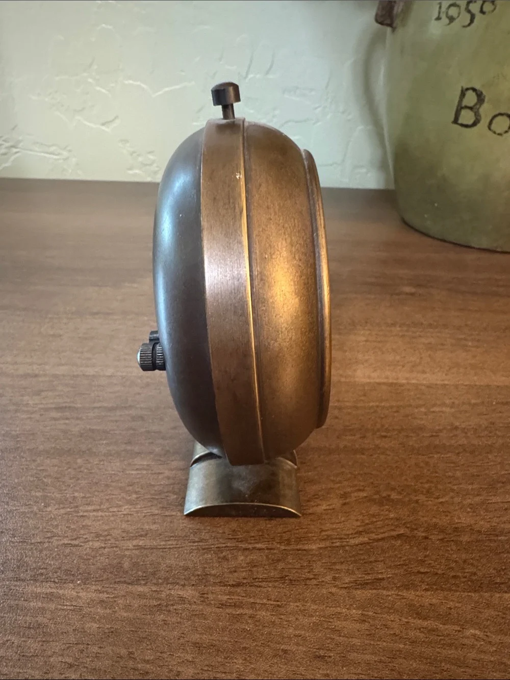 Bronze Round Table Clock - Home Wall Decor